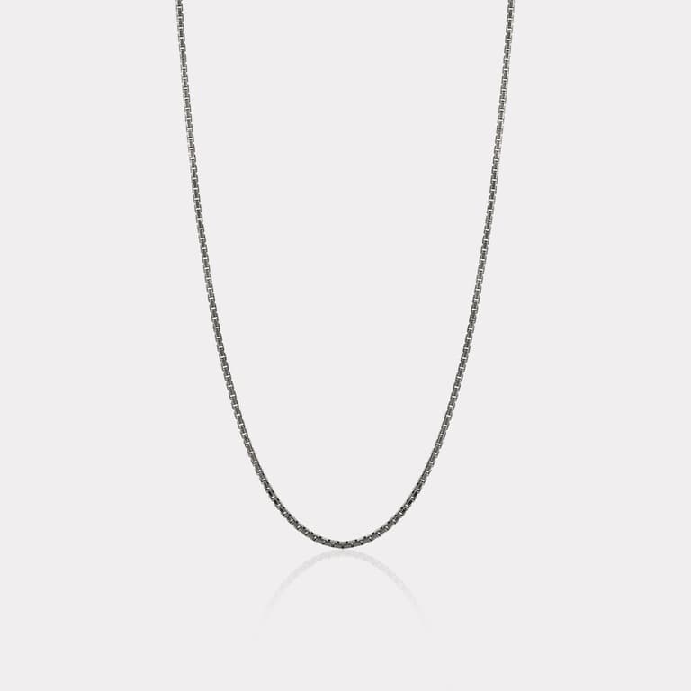 Gümüş Erkek Kolye - 60cm