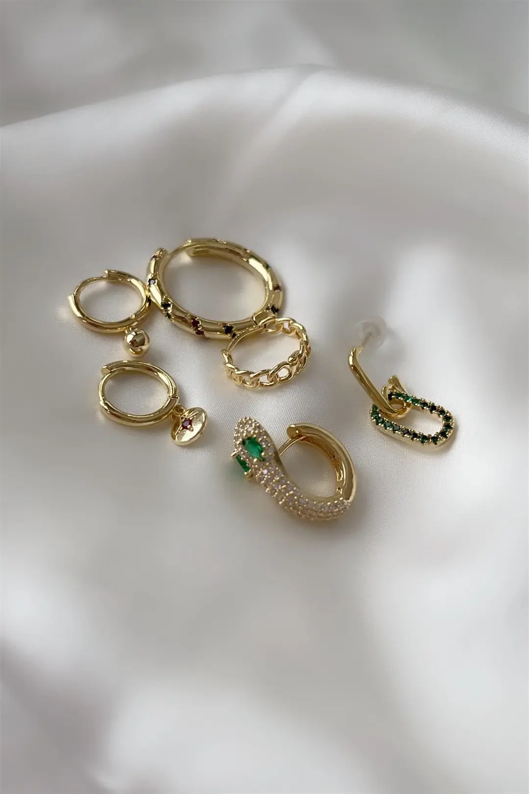 Authentic Snake Özel Seri Küpe Seti