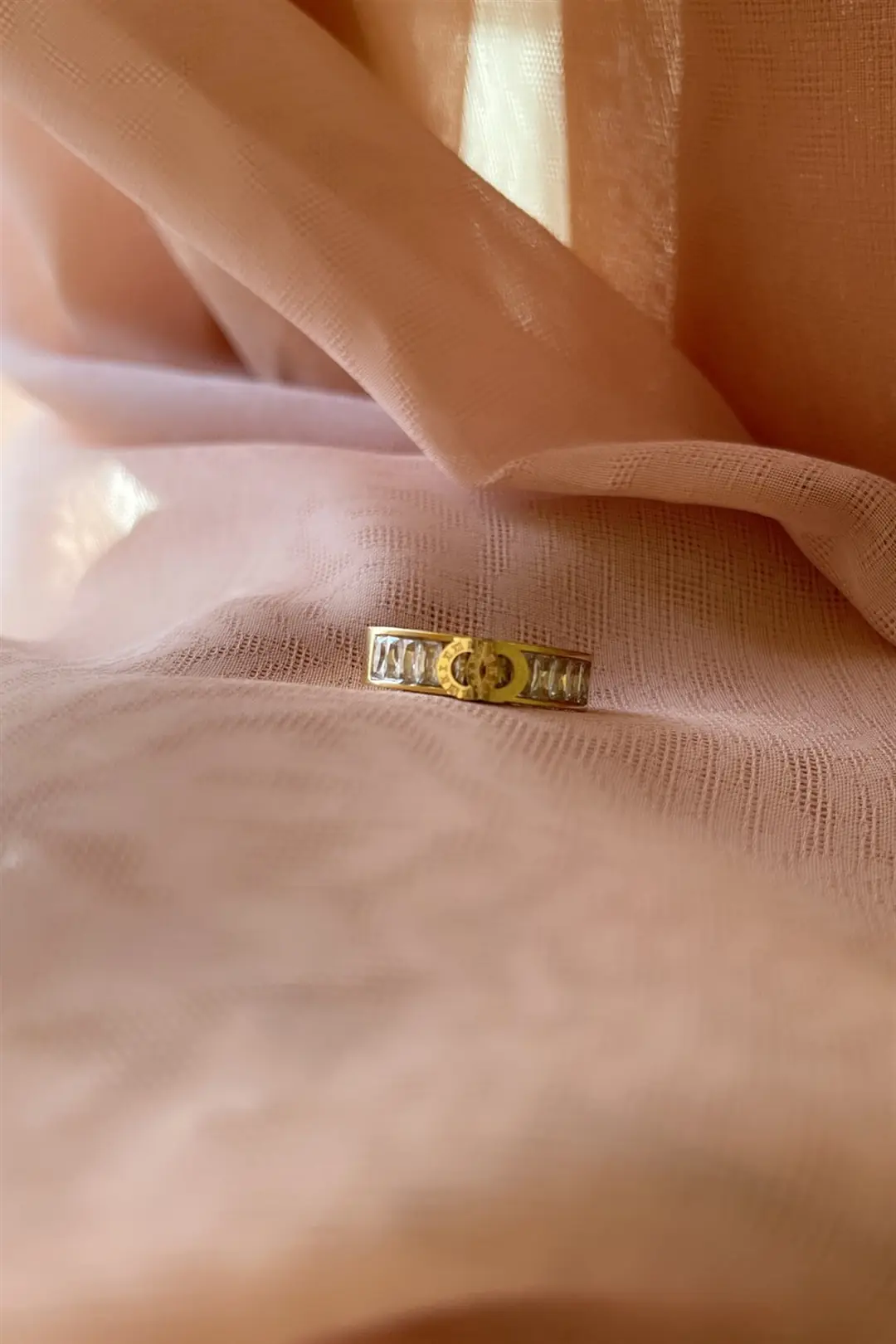 Baguette Çelik Yüzük