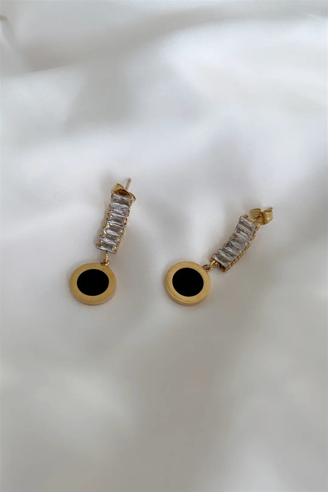 Baguette Chila Çelik Küpe