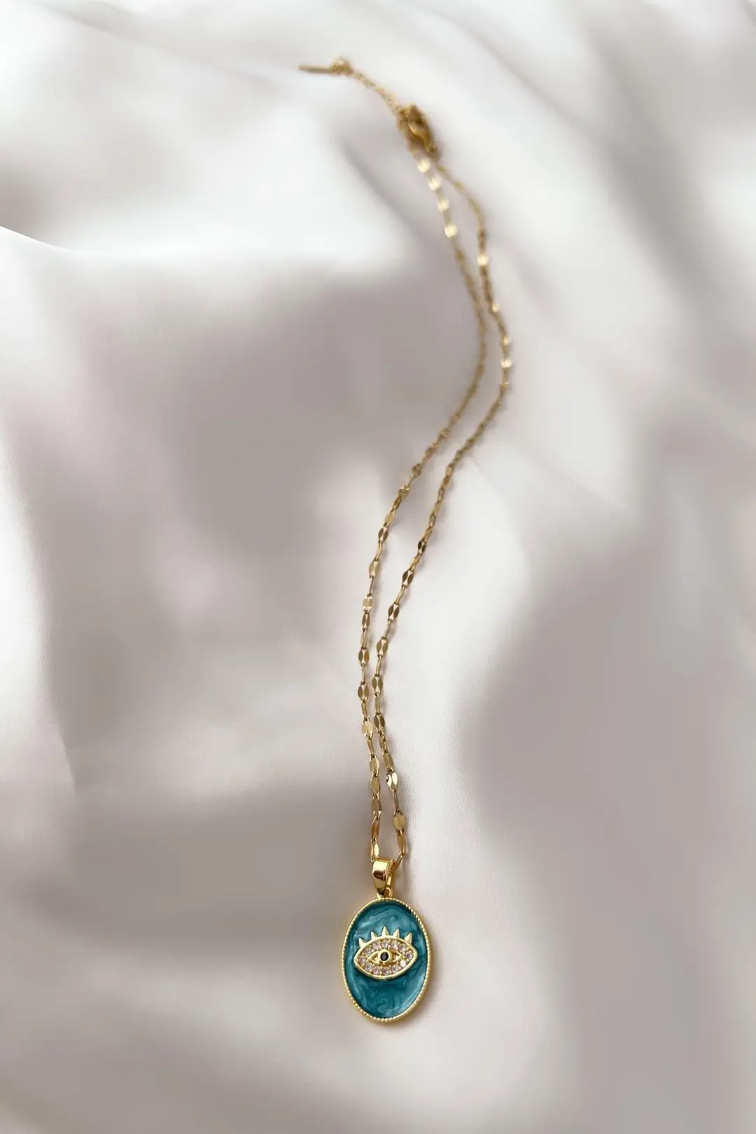 Azzurro Çelik Kolye