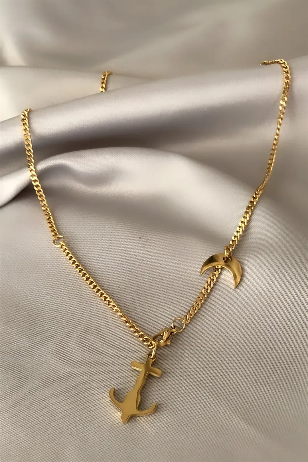 Anchor Çelik Kolye