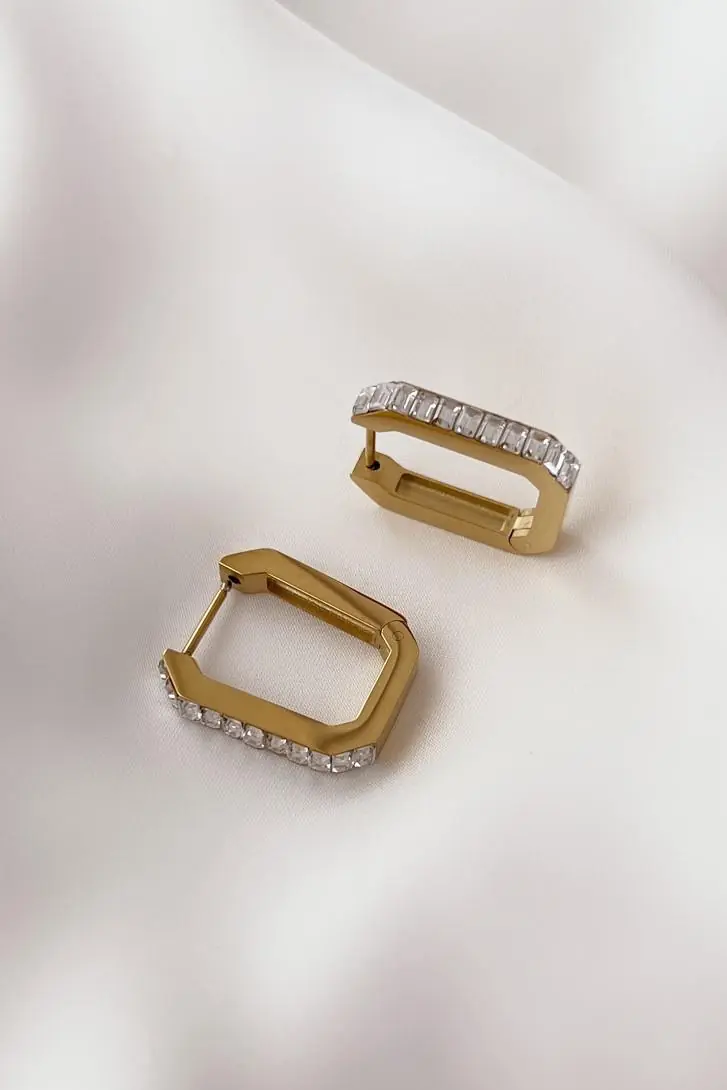 Achteck Çelik Küpe