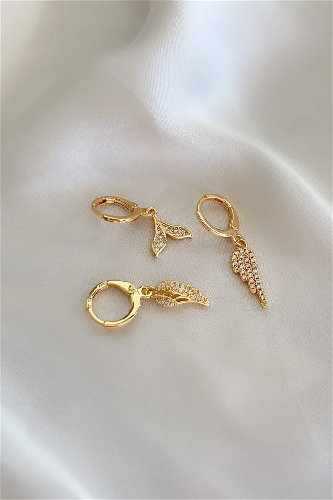 Angel Wing Küpe Seti