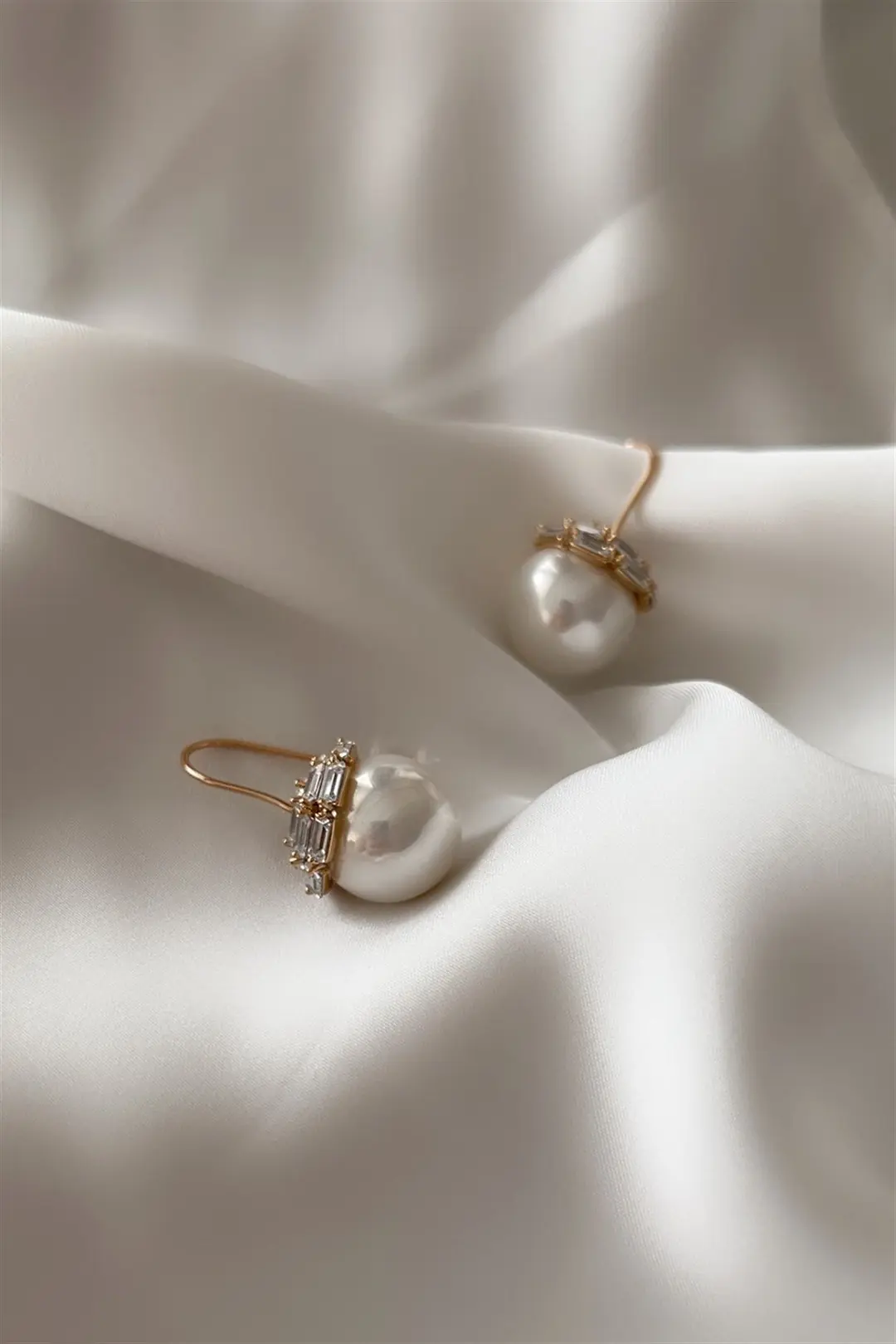 Baguette Pearl Özel Seri Küpe