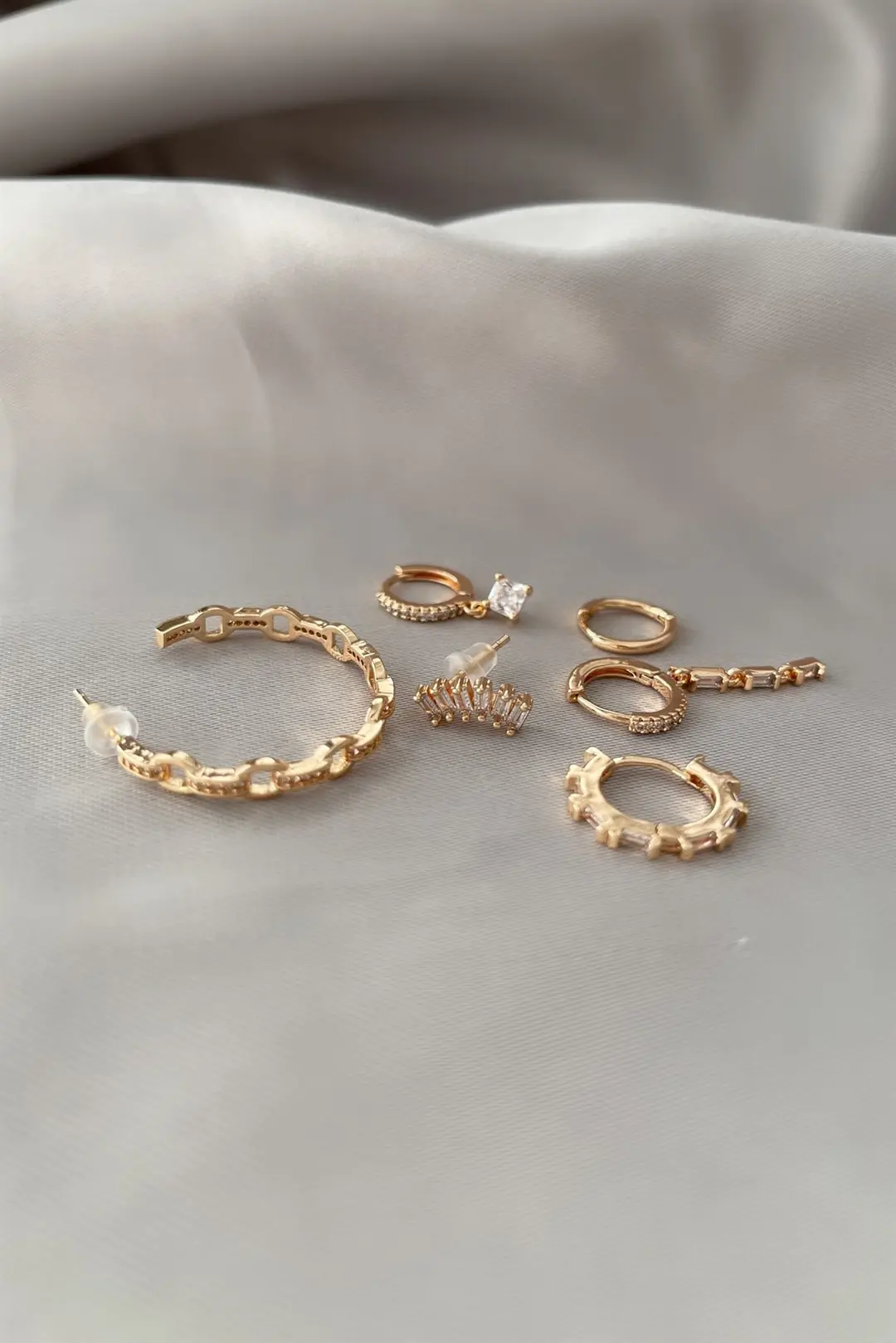 Baguette Özel Seri Küpe Seti