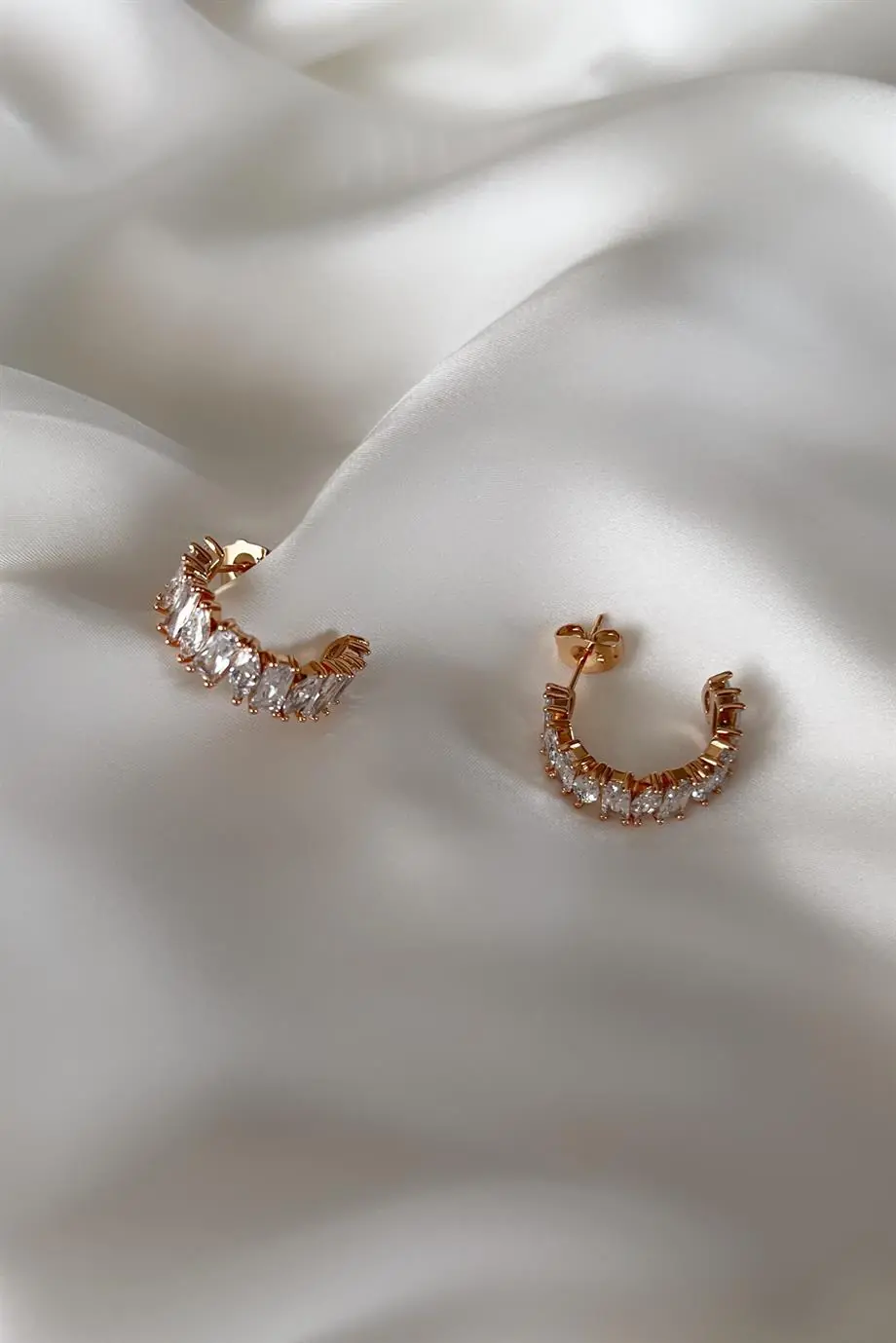 Baguette Circle Özel Seri Küpe