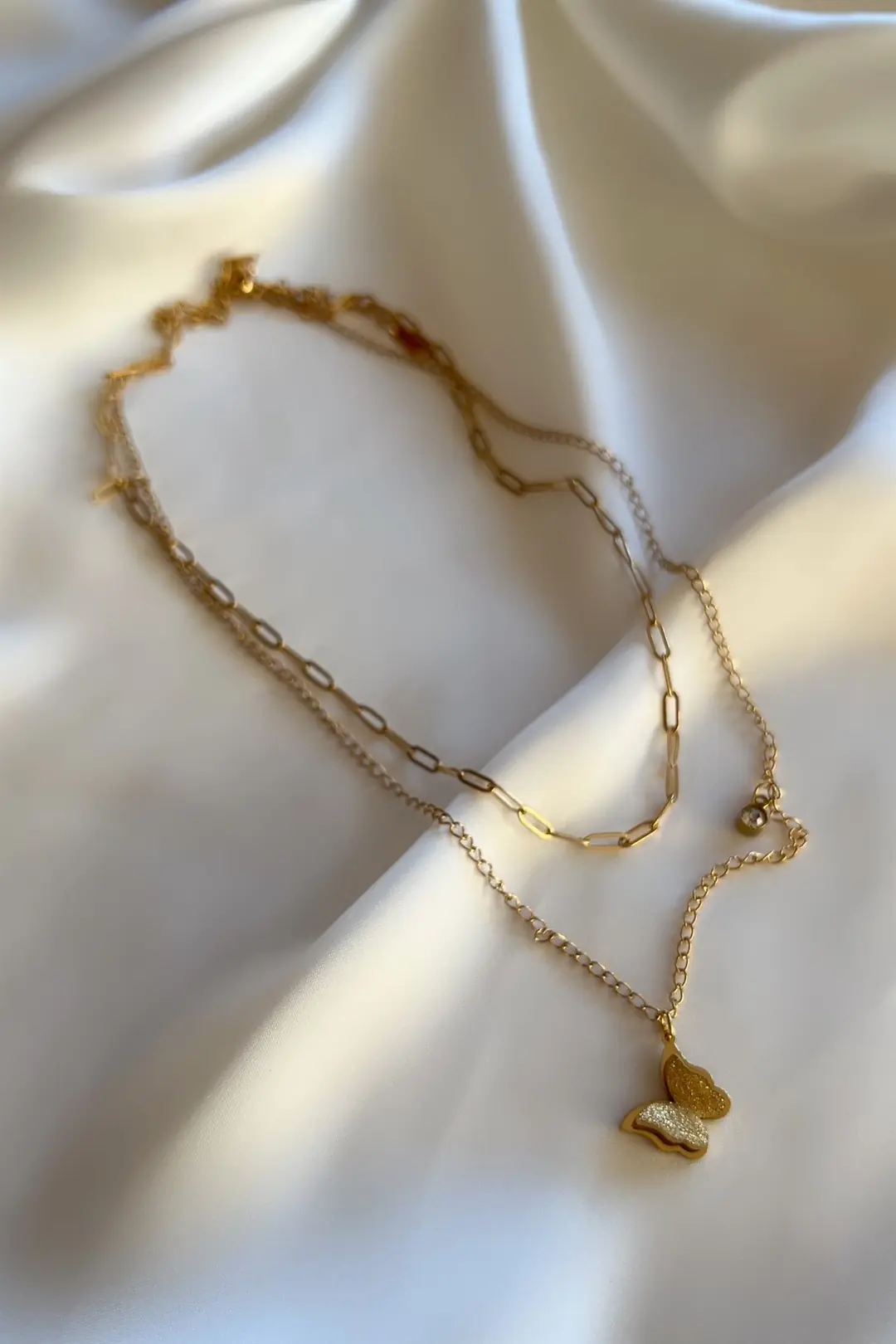 Alexa Butterfly Çelik Kolye