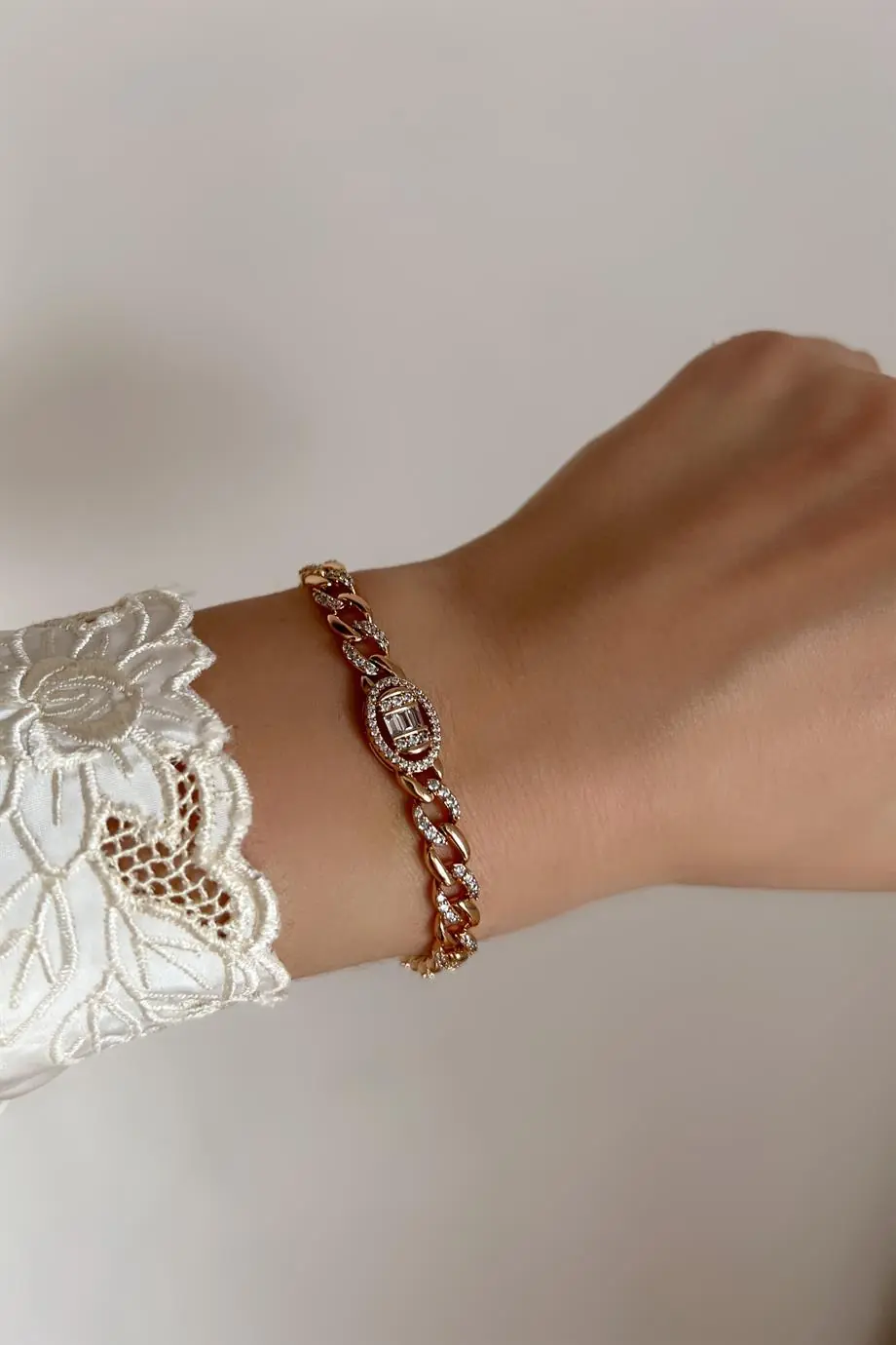 Baguette Zircon Özel Seri Bileklik