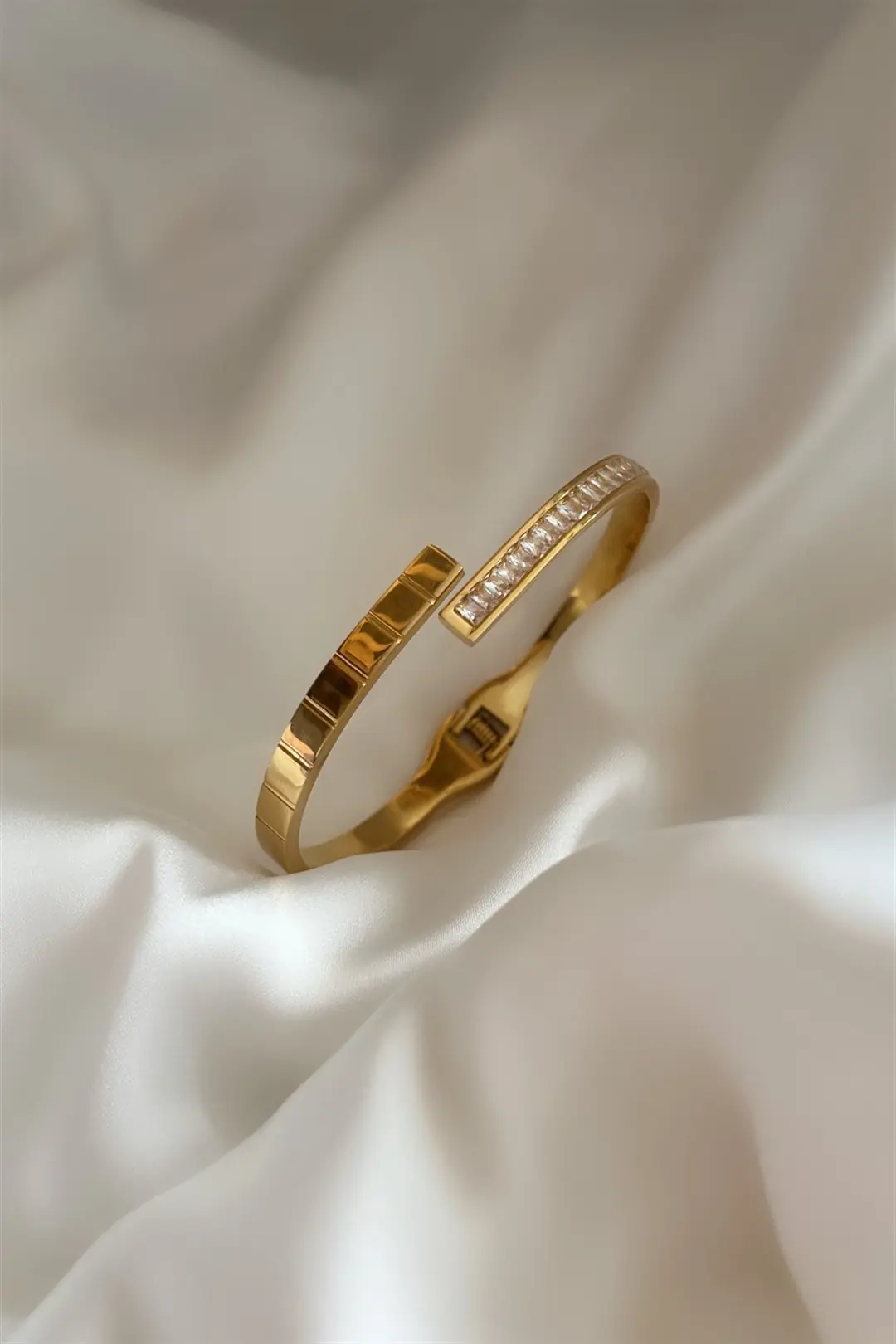 Baguette Road Çelik Kelepçe Bileklik